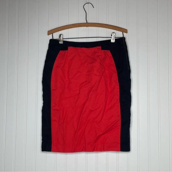 Worthington Colorblock Side Zipper Straight Skirt - Picture 6 of 7